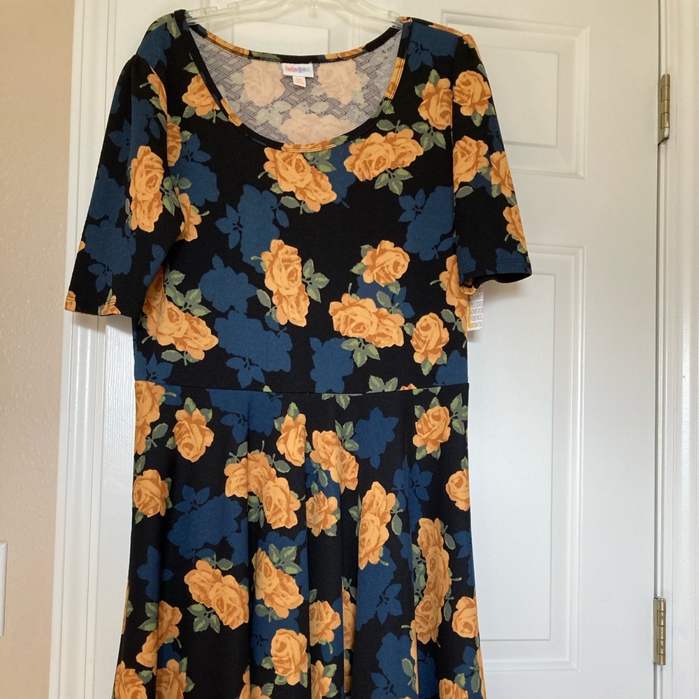 LuLaRoe floral Nicole dress